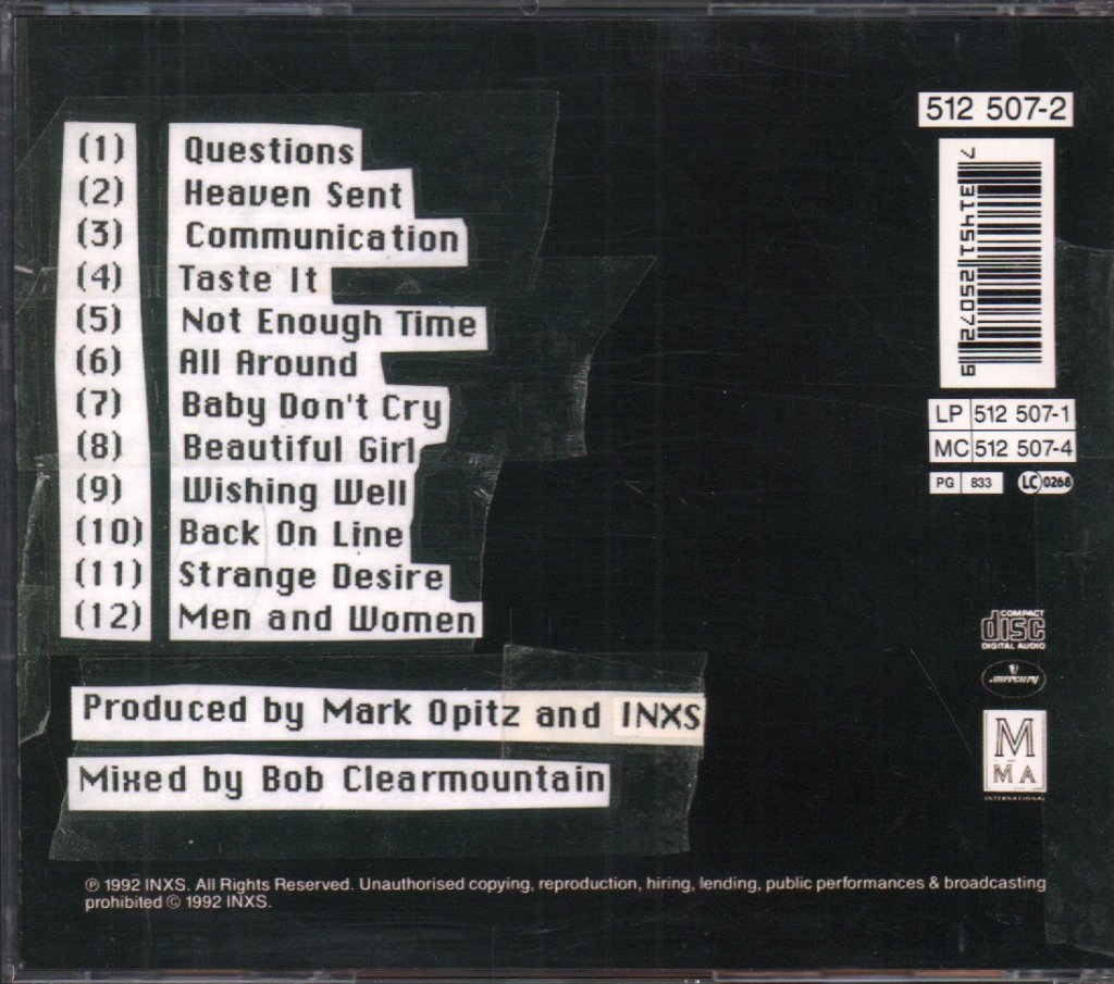 INXS - Welcome To Wherever You Are - Cd