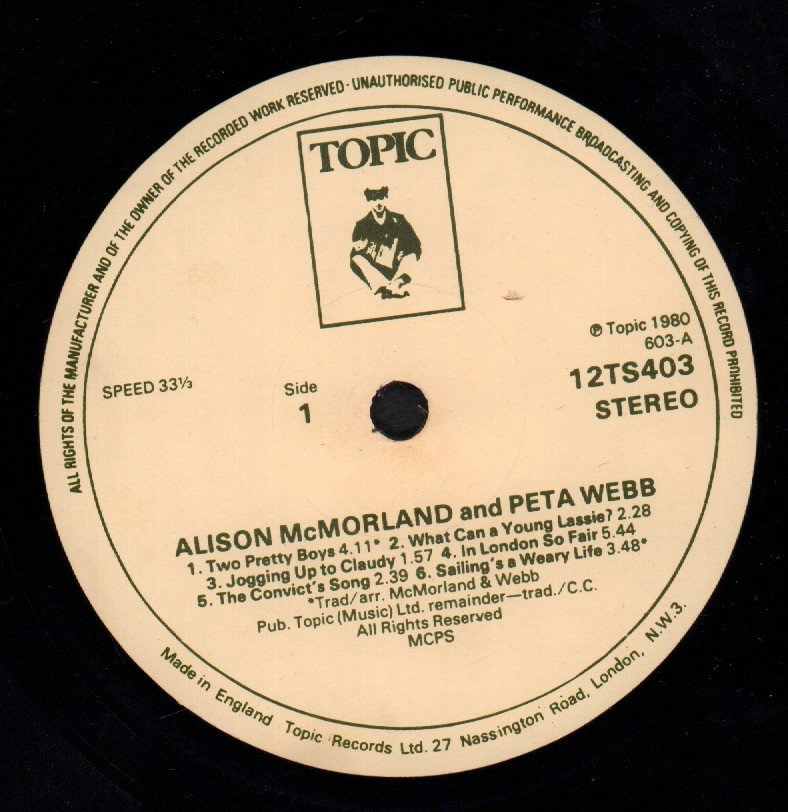 Alison Mc Morland And Peta Webb - Alison Mc Morland And Peta Webb - Lp