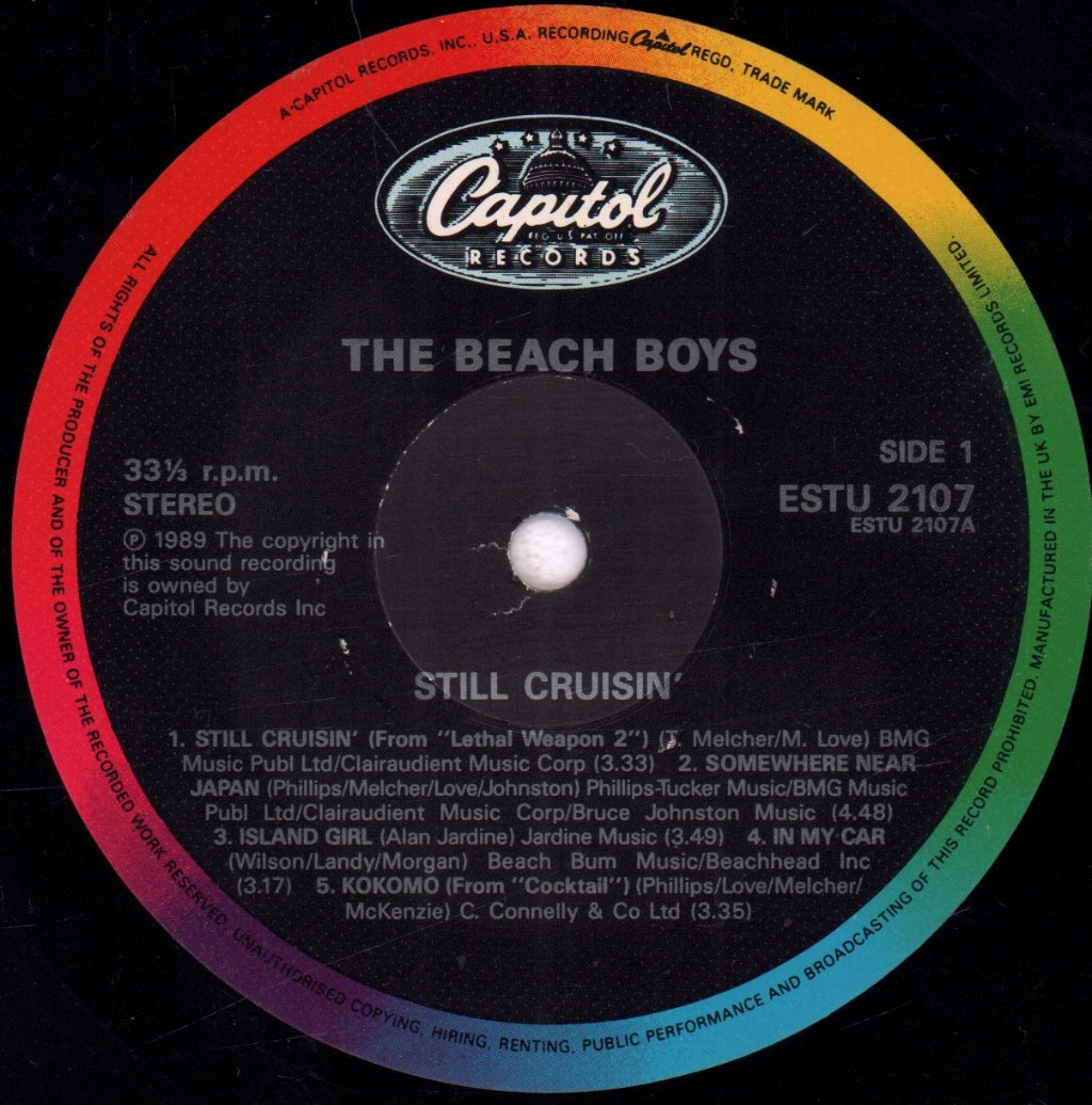 Beach Boys - Still Cruisin' - Lp