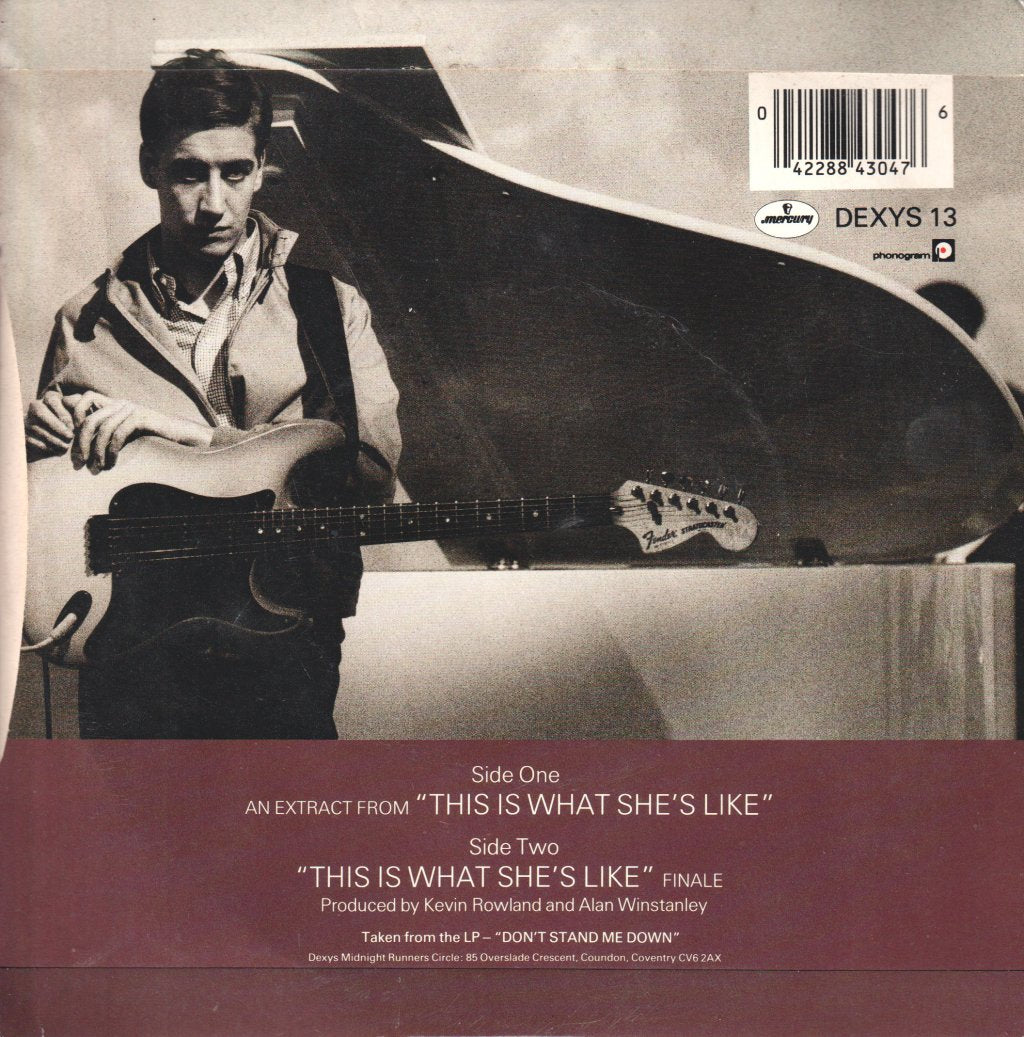 Dexys Midnight Runners - An Extract From This Is What She's Like - 7 Inch