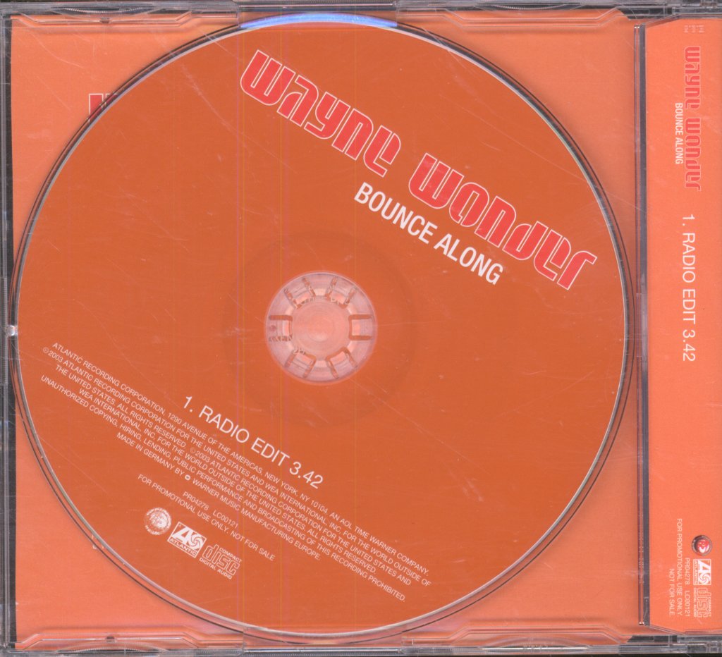 Wayne Wonder - Bounce Along - Cd