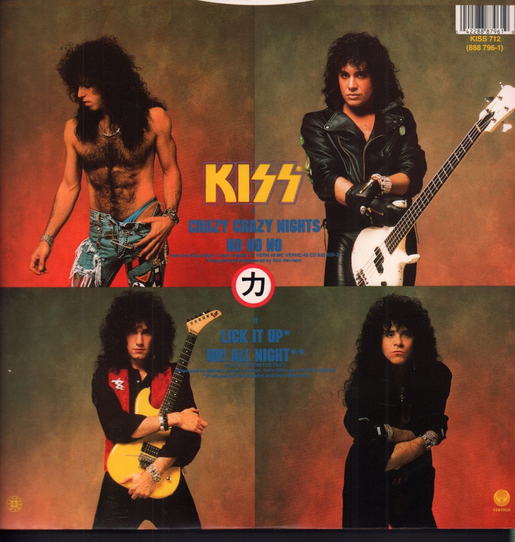 Kiss - Crazy Crazy Nights - 12 Inch