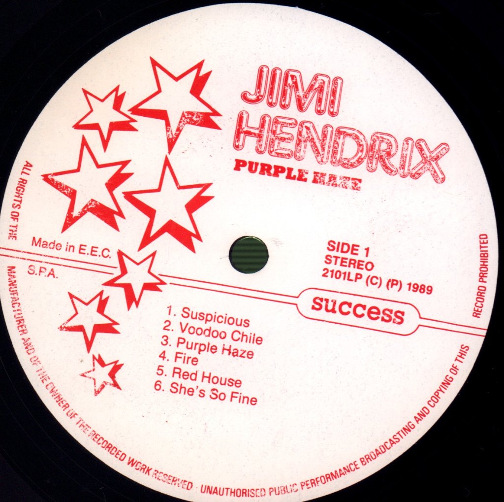 Jimi Hendrix - Purple Haze - Lp