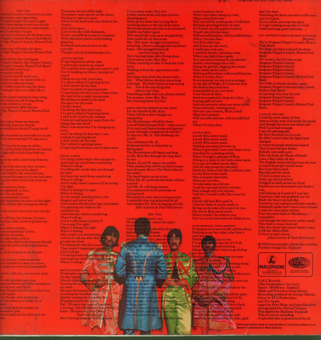 Beatles - Sgt Peppers Lonely Hearts Club Band - Lp