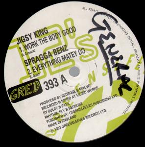Jigsy King/Spragga Benz - Work The Body Good/Everything Matey Do - 12 Inch