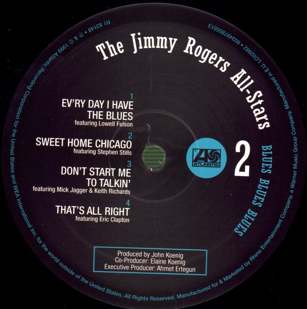 Jimmy Rogers All Stars - Blues Blues Blues - Lp