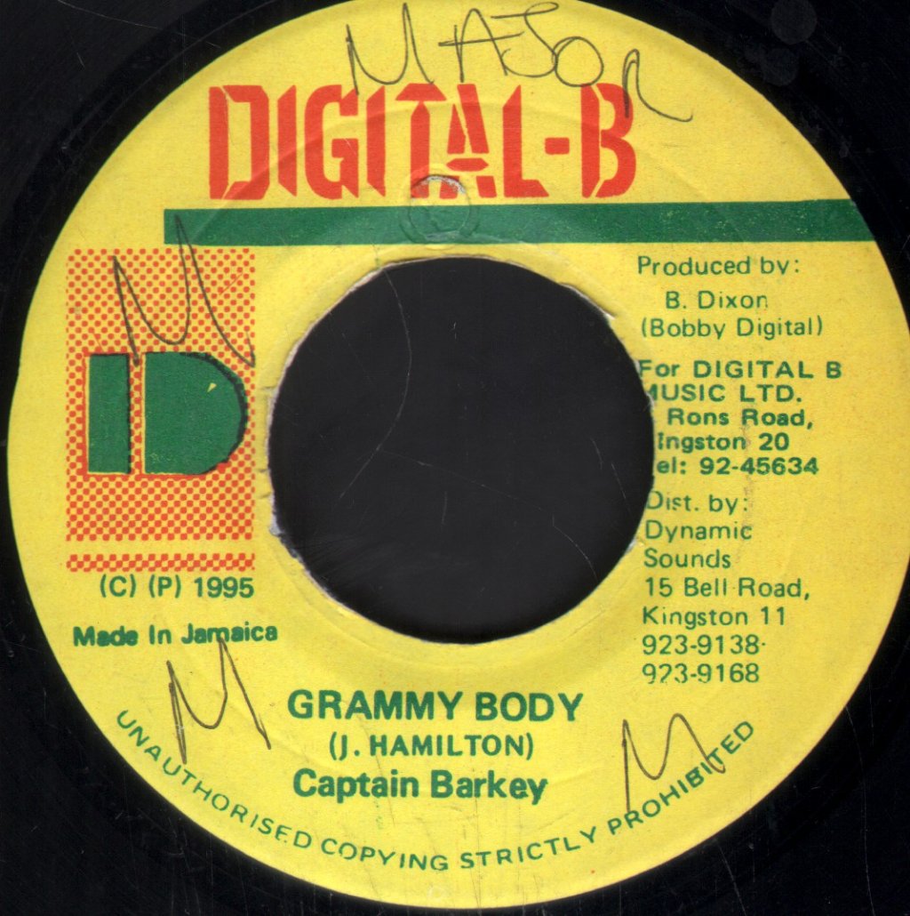 Captain Barkey - Grammy Body - 7 Inch