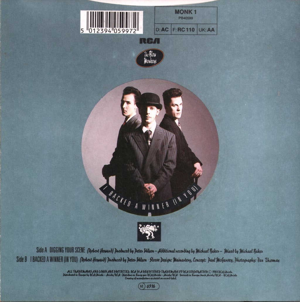 Blow Monkeys - Digging Your Scene - 7 Inch