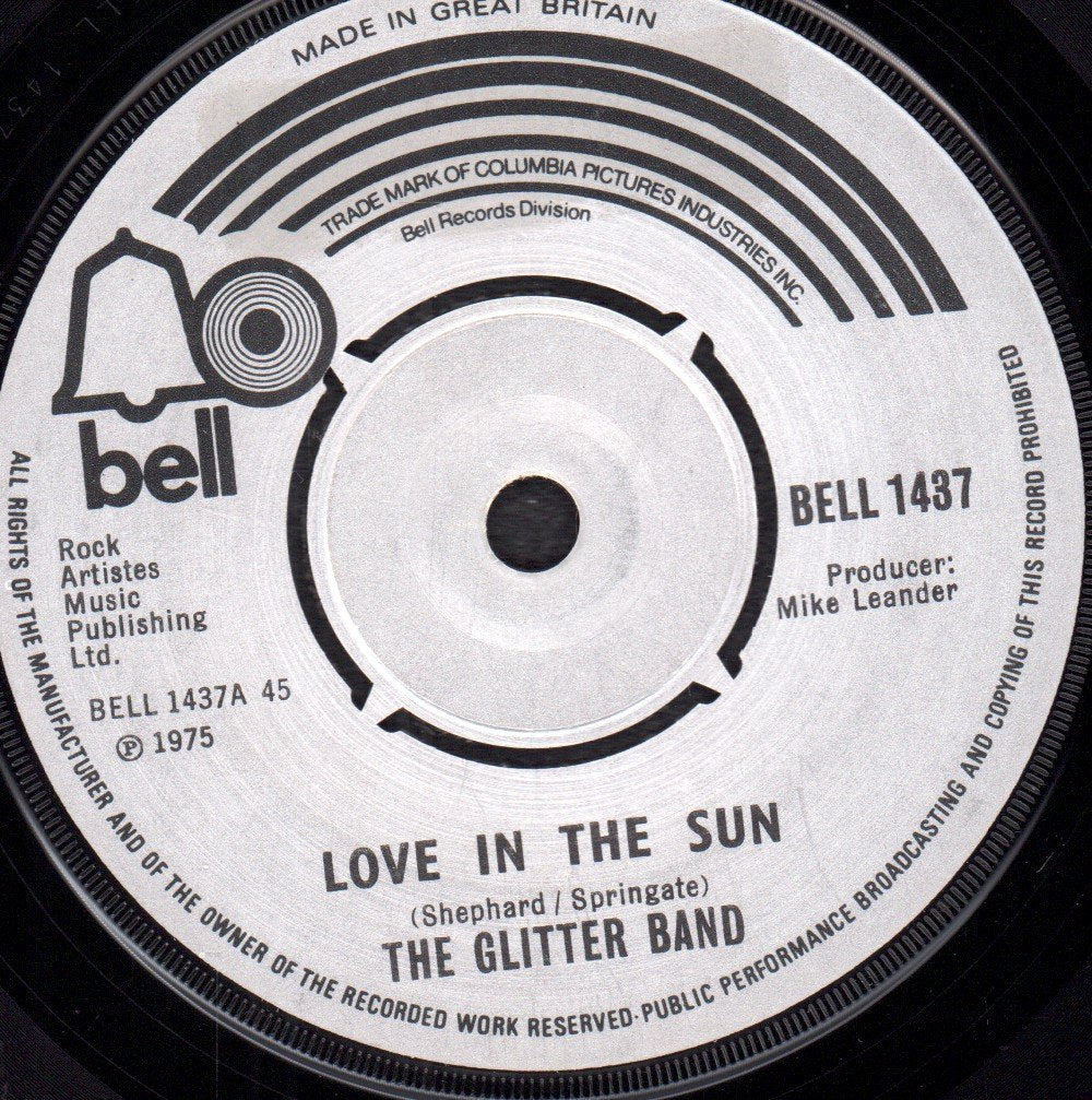 Glitter Band - Love In The Sun - 7 Inch