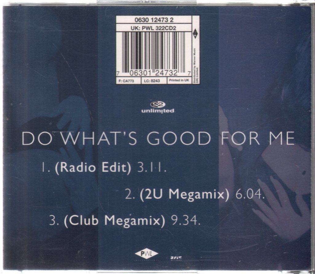2 Unlimited - Do What's Good For Me - Cd