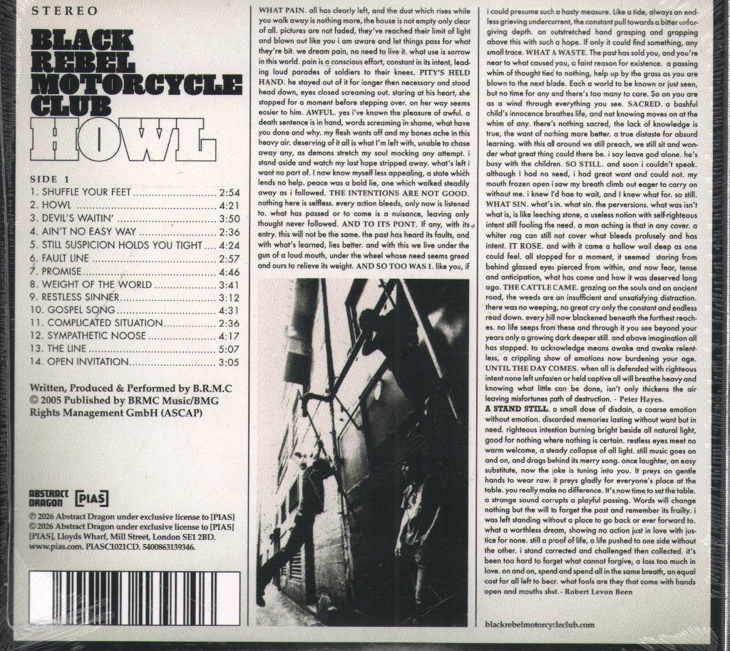 Black Rebel Motorcycle Club - Howl (20th Anniversary) - Cd