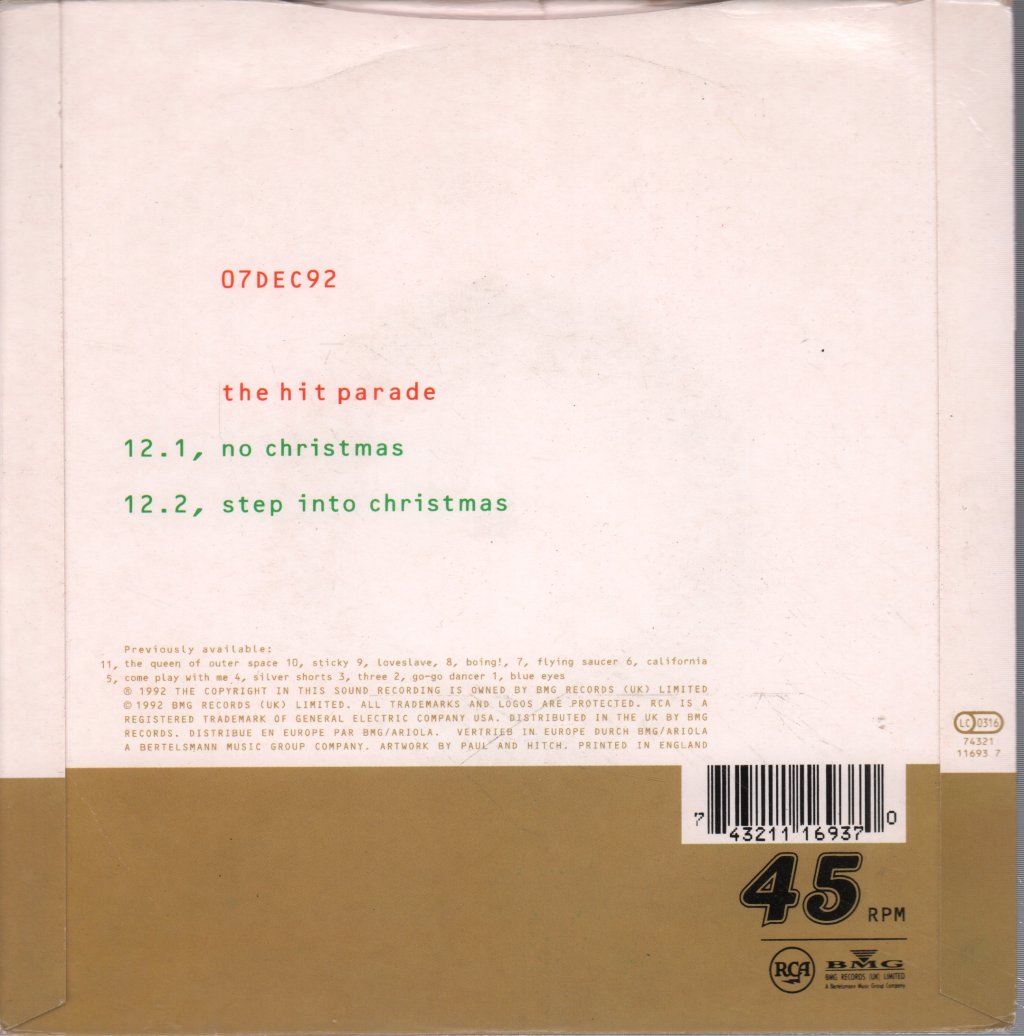 Wedding Present - No Christmas - 7 Inch