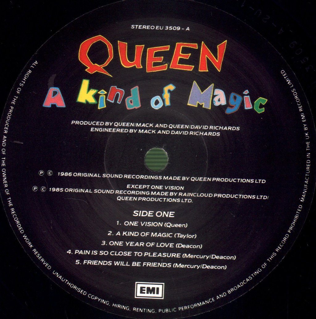Queen - A Kind Of Magic - Lp