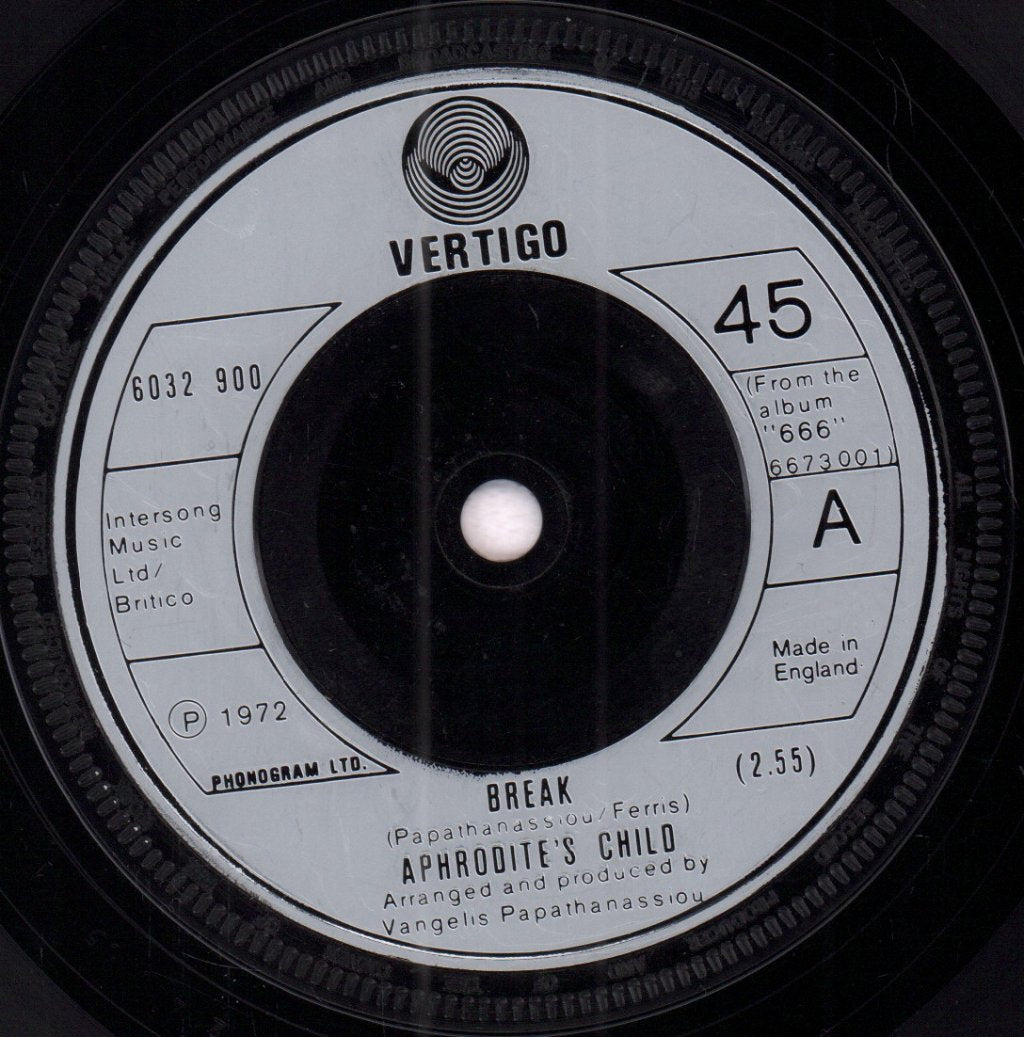 Aphrodite's Child - Break - 7 Inch