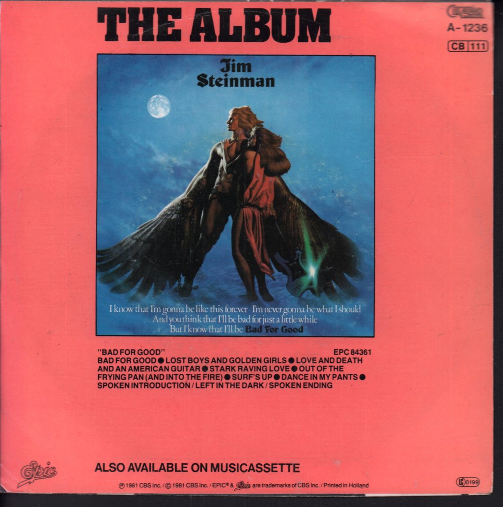 Jim Steinman - Rock And Roll Dreams Come Through - 7 Inch