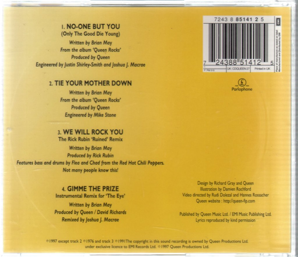 Queen - No One But You - Cd