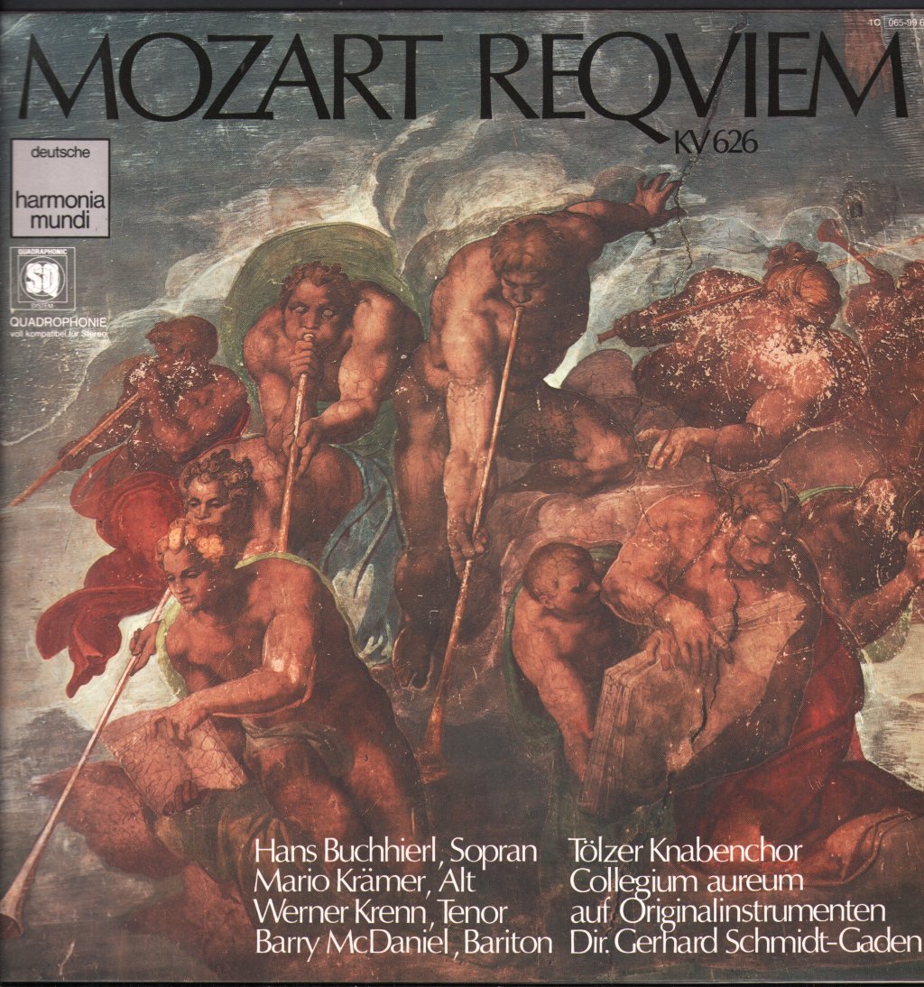 Collegium Aureum / Gerhard Schmidt-Gaden / Hans Buchhierl / Mario Kramer / Werner Krenn - Mozart - Requiem - Lp