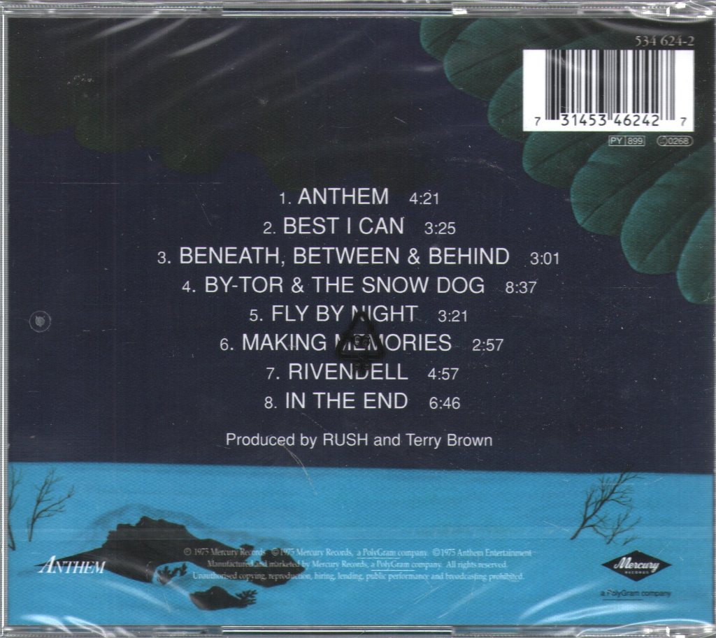 Rush - Fly By Night - Cd