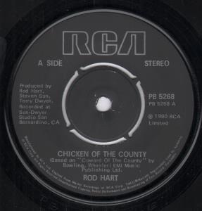 Rod Hart - Chicken Of The County - 7 Inch