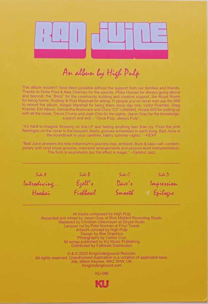 High Pulp - Bad Juice - Double Lp