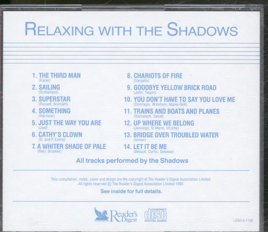 Shadows - Relaxing With The Shadows - Cd
