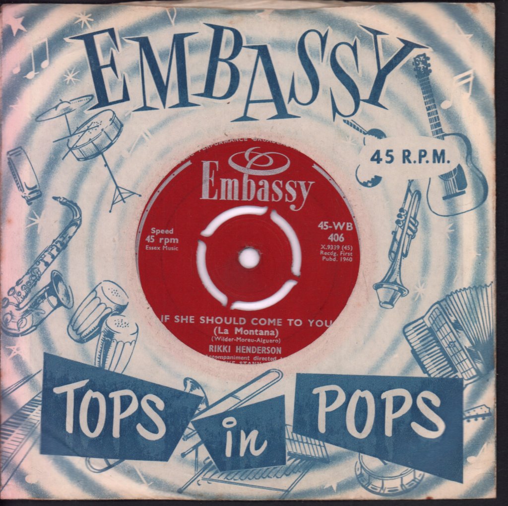 Rikki Henderson - Mais Oui/If She Should Come To You - 7 Inch