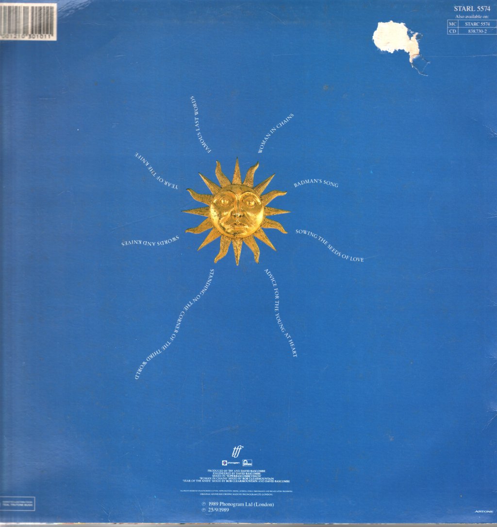 Tears For Fears - Seeds Of Love - Lp