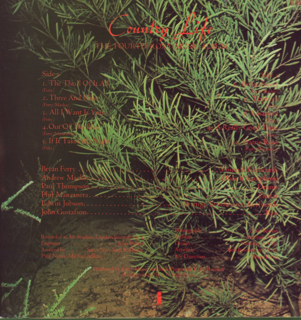 Roxy Music - Country Life - Lp