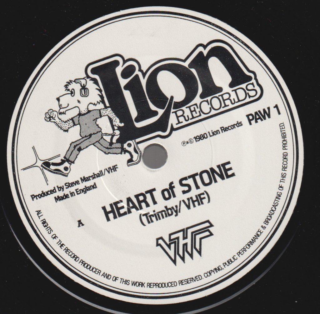 Vhf (Nwobhm) - Heart Of Stone - 7 Inch