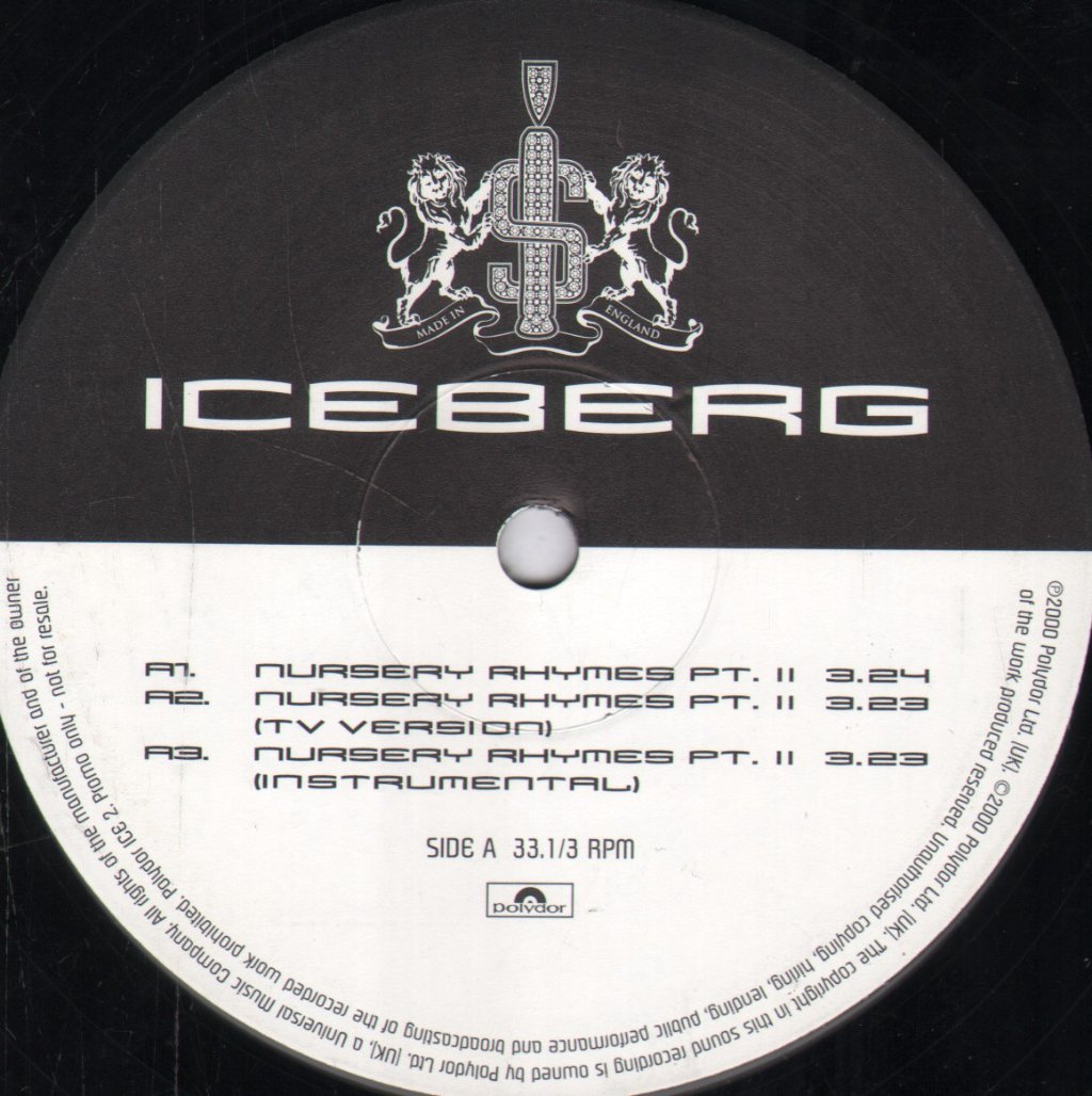 Iceberg Slimm - Nursery Rhymes - 12 Inch