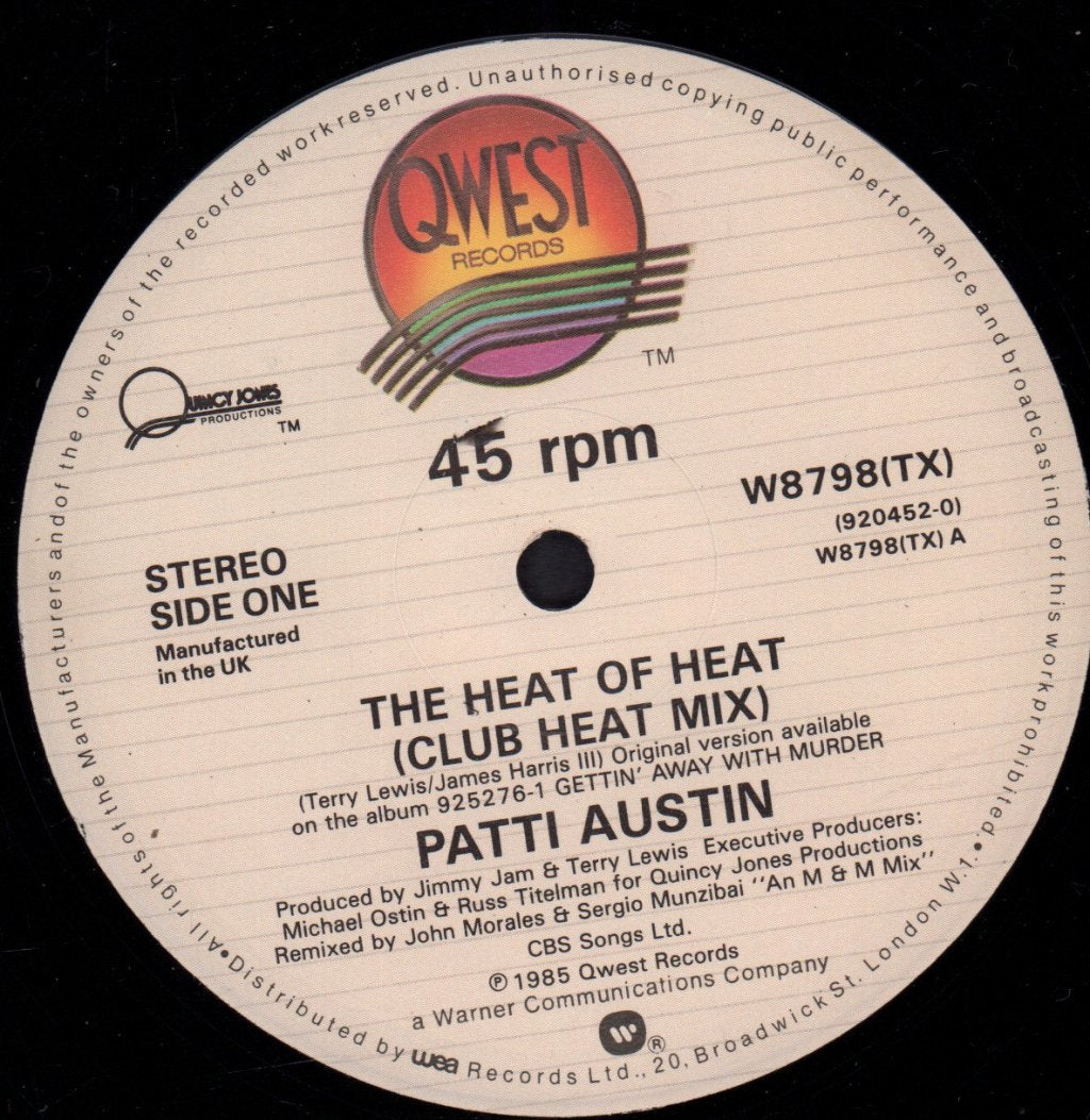 Patti Austin - Heat Of Heat - 12 Inch
