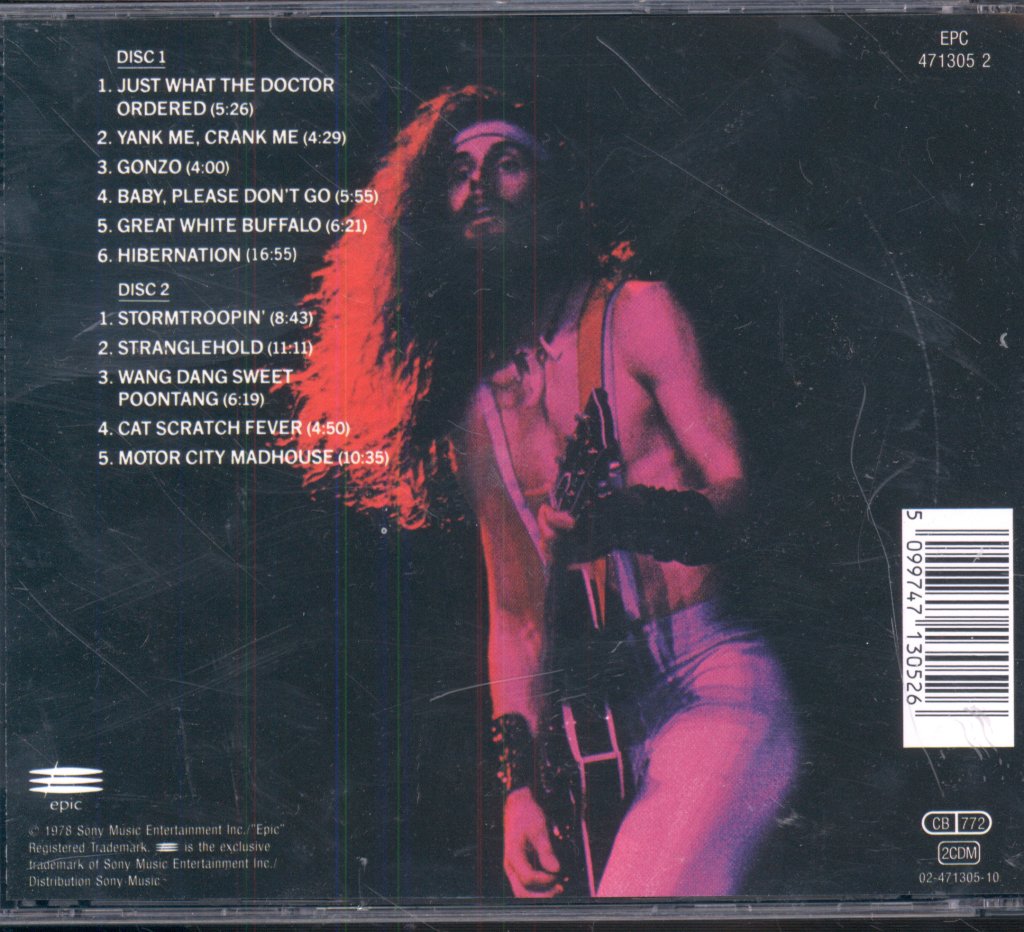Ted Nugent - Double Live Gonzo - Double Cd