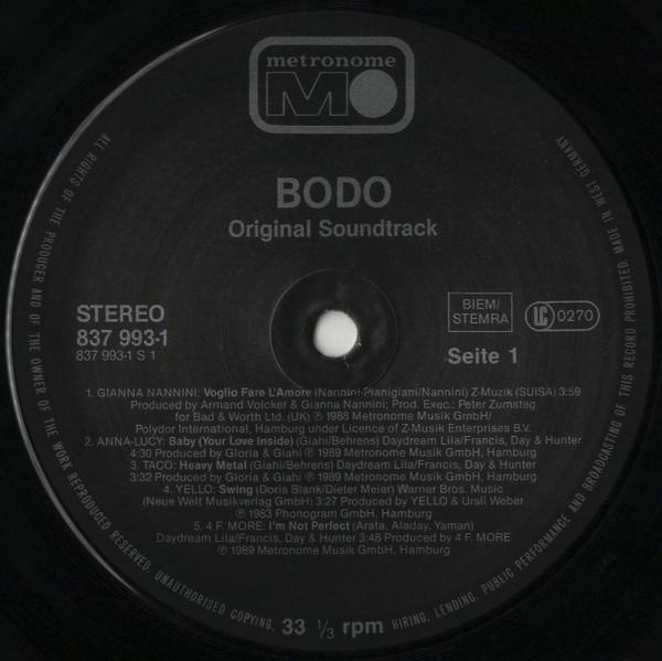 Various Artists - Bodo Original Soundtrack Aus Dem Film - Lp