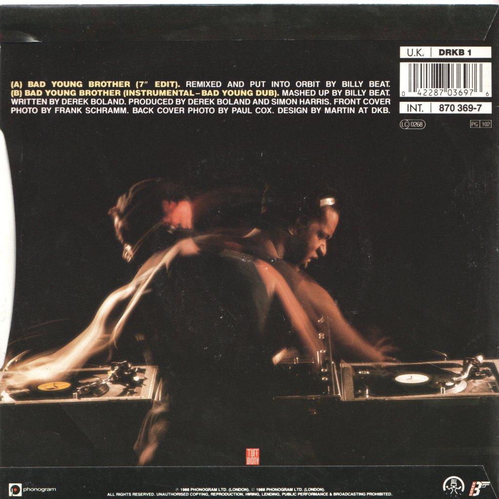 Derek B - Bad Young Brother - 7 Inch