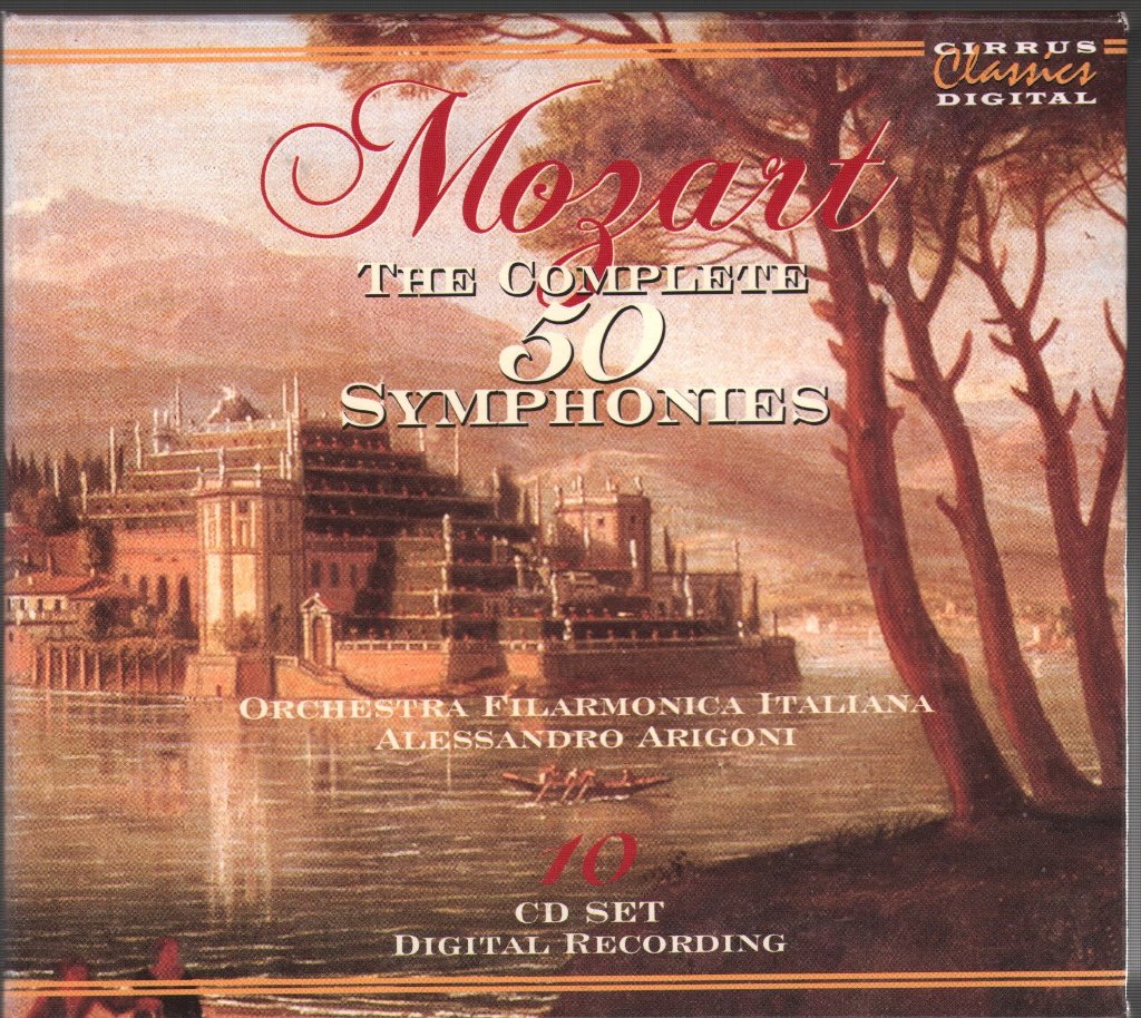 Wolfgang Amadeus Mozart - Complete 50 Symphonies (Arigoni, Filarmonica Italiana) - Cd Box Set