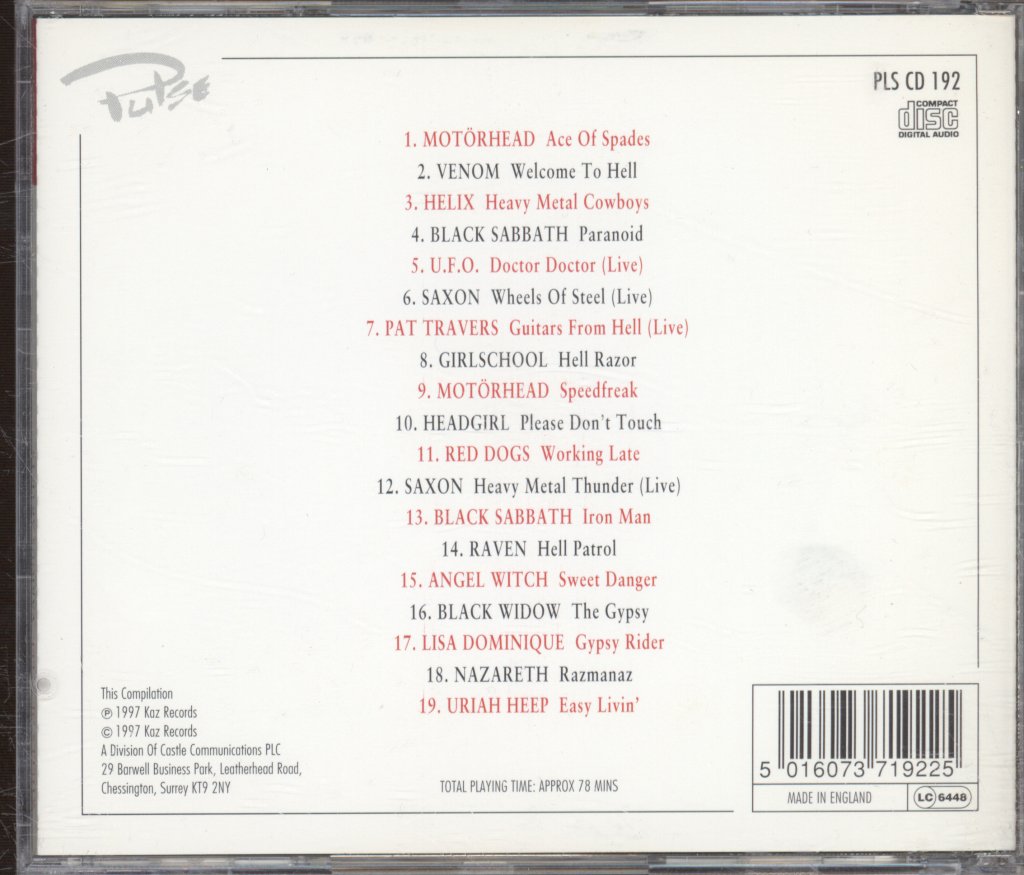 Various Artists - Wheels Of Steel (20 Drivetime Classics) - Cd