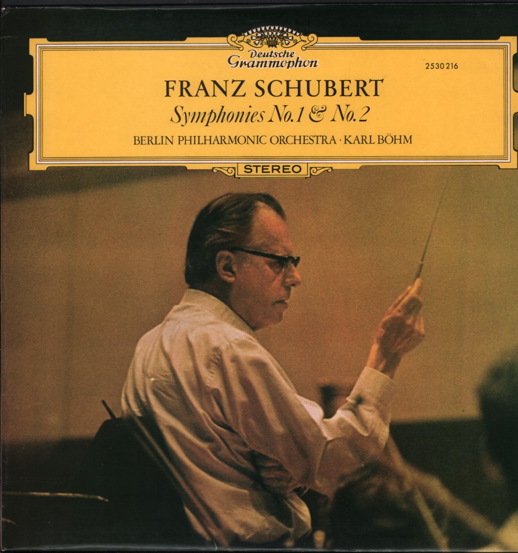 Karl Bohm / Berlin Philharmonic Orchestra - Franz Schubert - Symphonies No. 1 & No. 2 - Lp