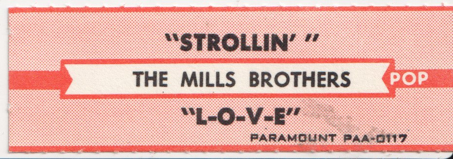 Mills Brothers - Love - 7 Inch