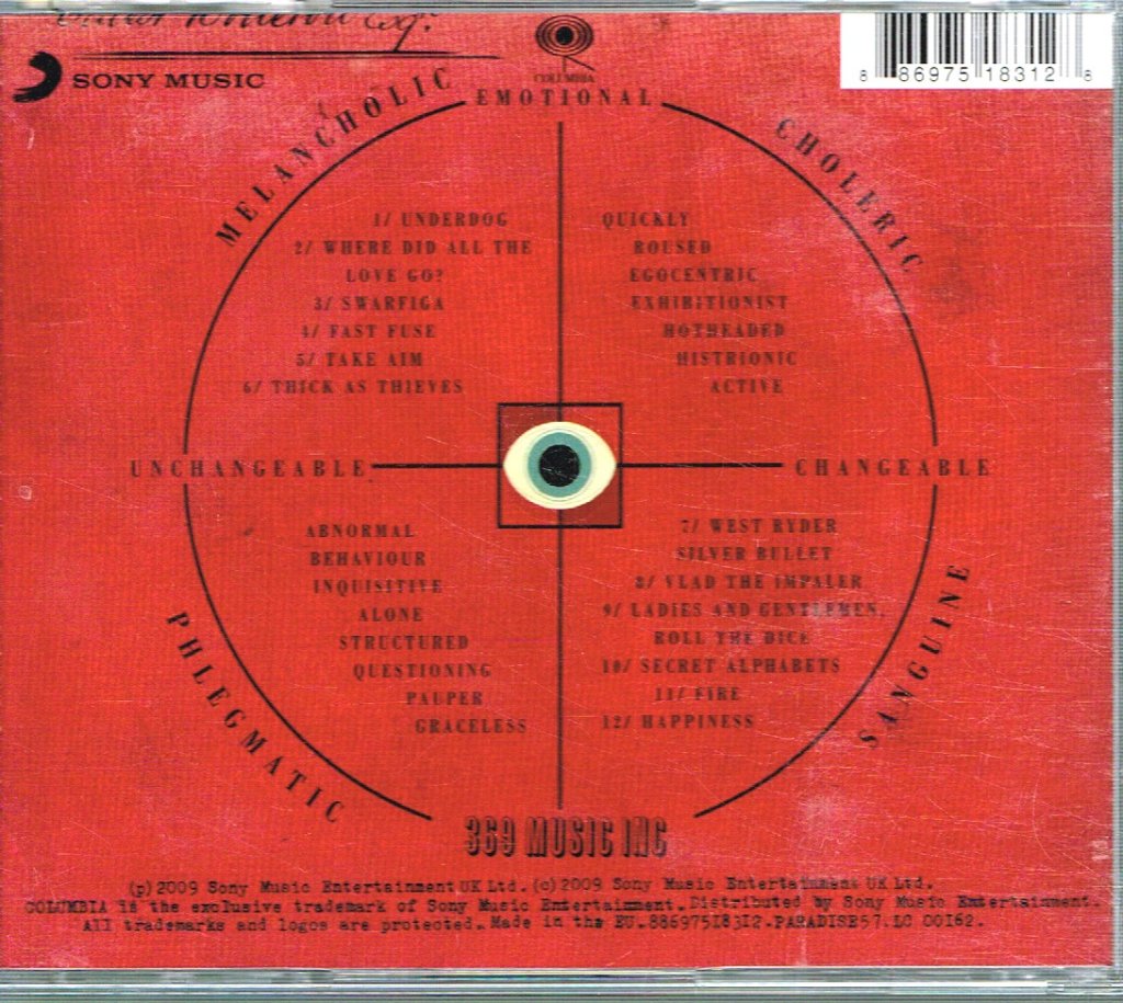 Kasabian - West Ryder Pauper Lunatic Asylum - Cd