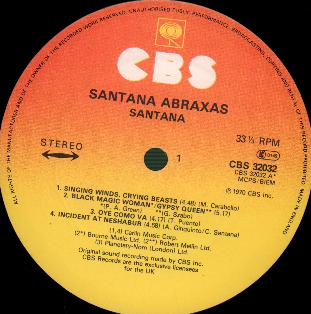 Santana - Abraxas - Lp