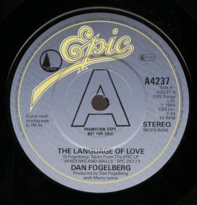 Dan Fogelberg - Language Of Love - 7 Inch
