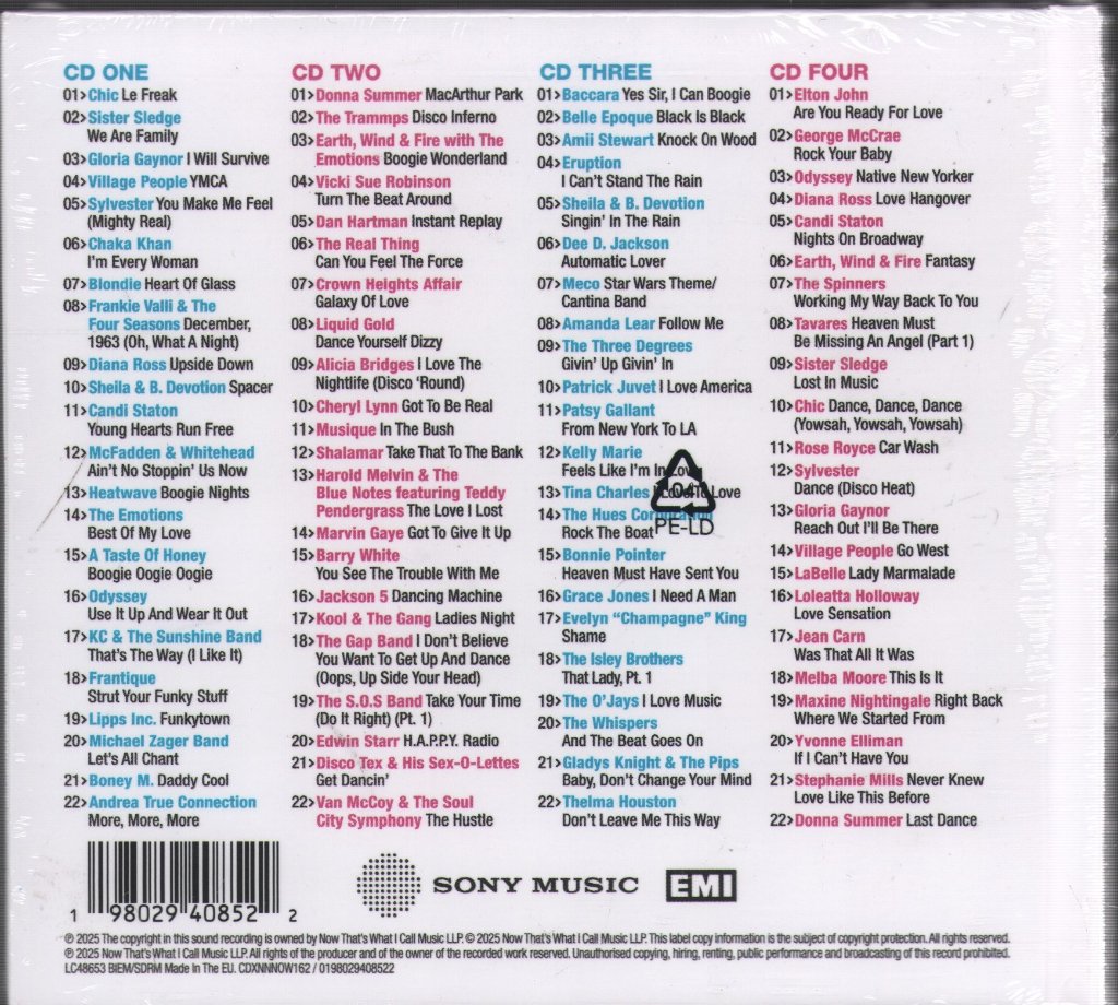 Various Artists - Now That's What I Call An Era Disco 1973 > 1980 - Cd Set