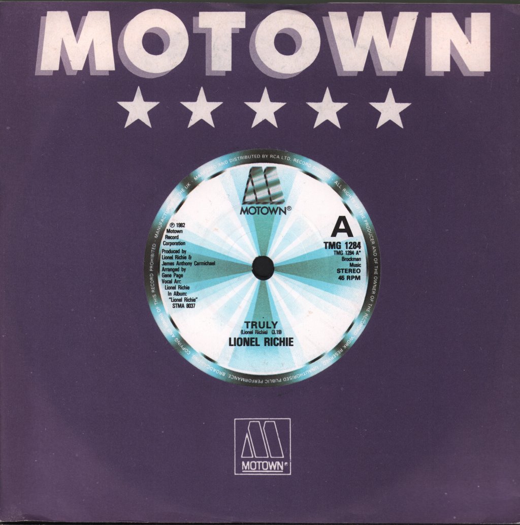 Lionel Richie - Truly - 7 Inch