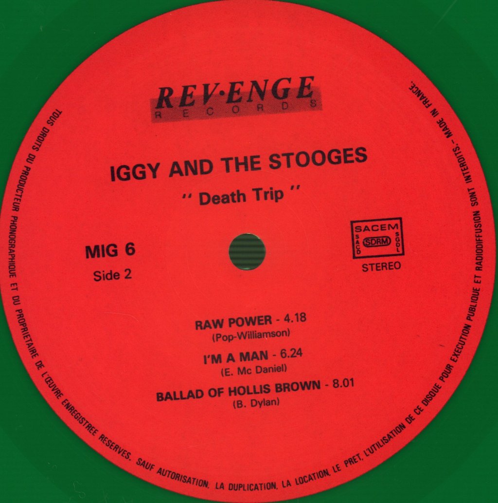 Iggy And The Stooges - Death Trip - Lp