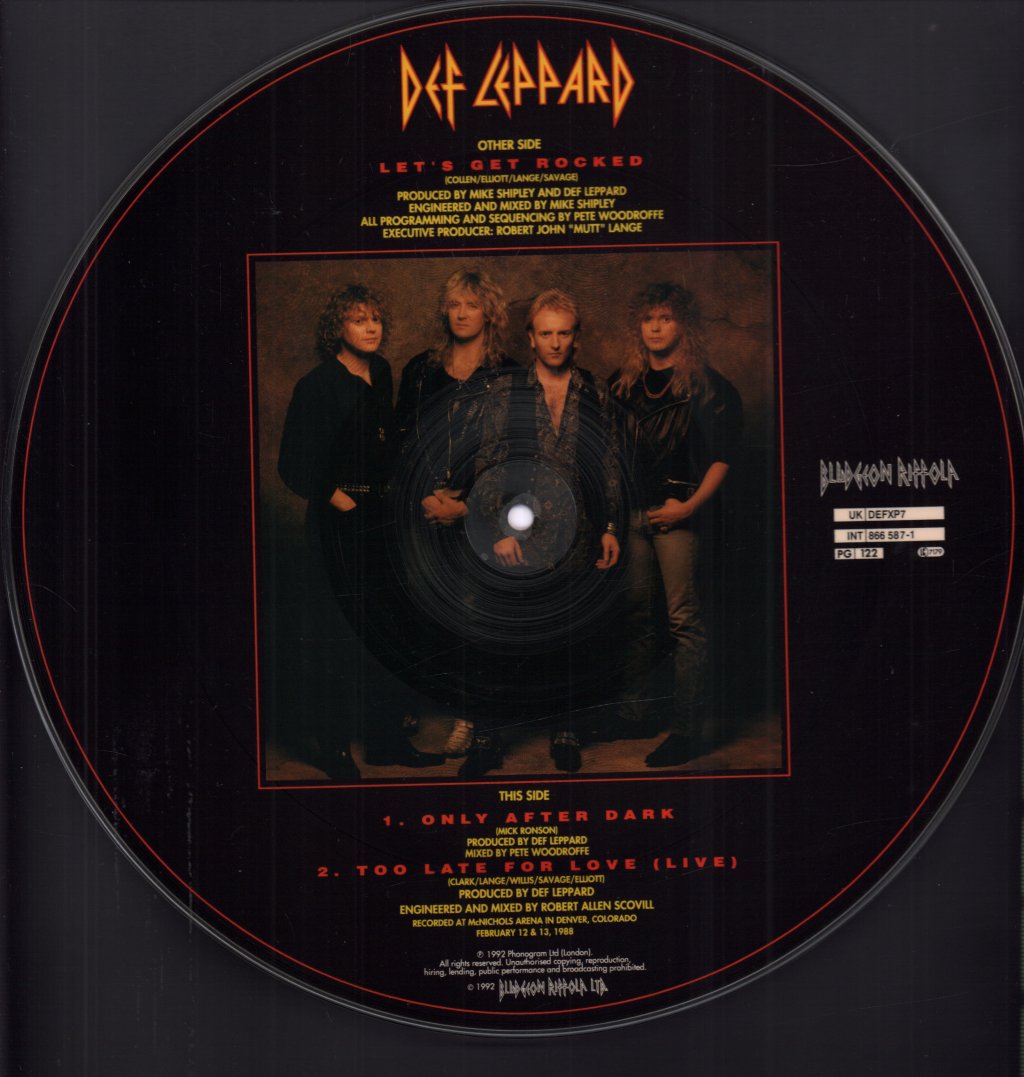 Def Leppard - Let's Get Rocked - 12 Inch