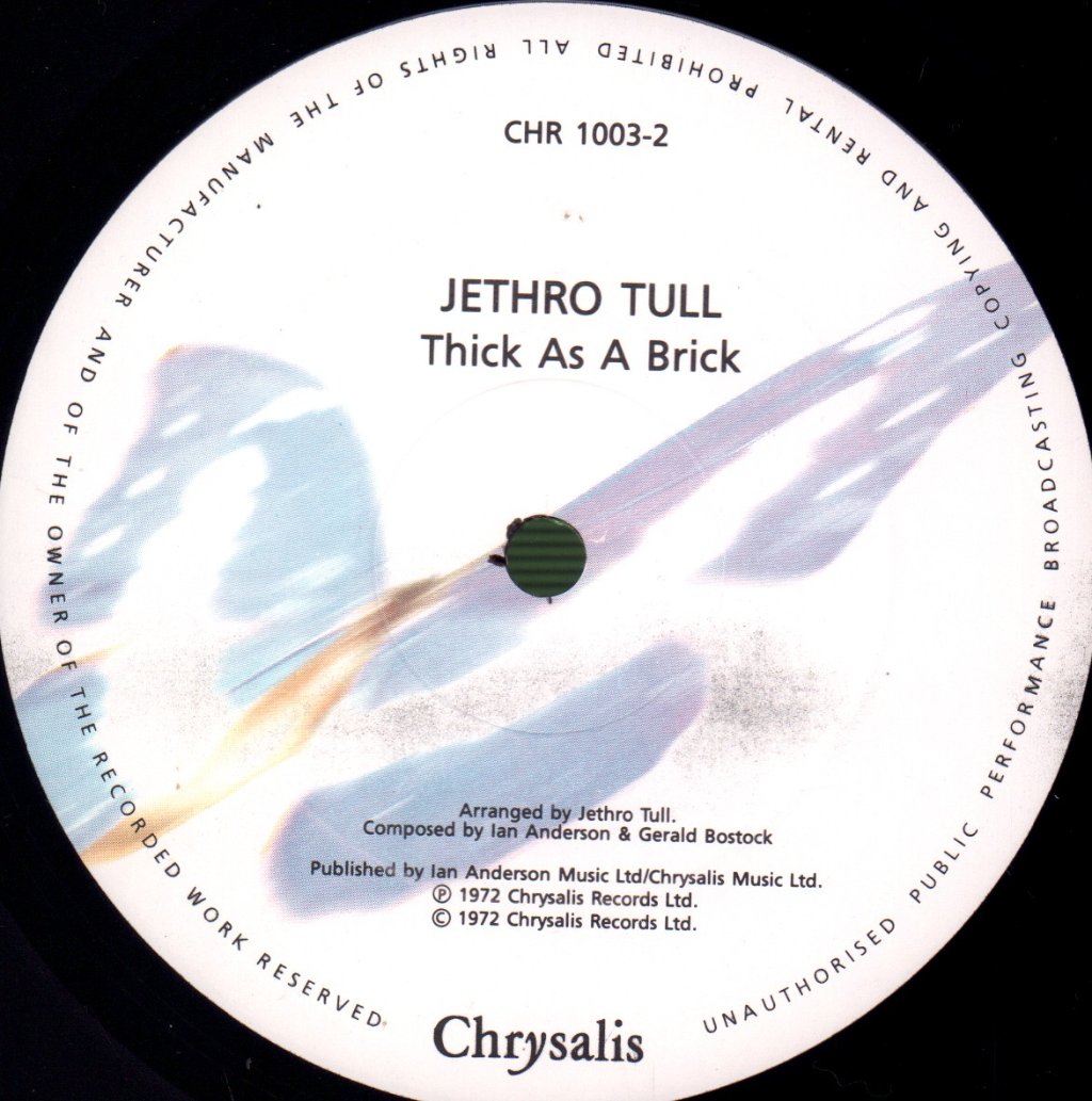 Jethro Tull - Thick As A Brick - Lp