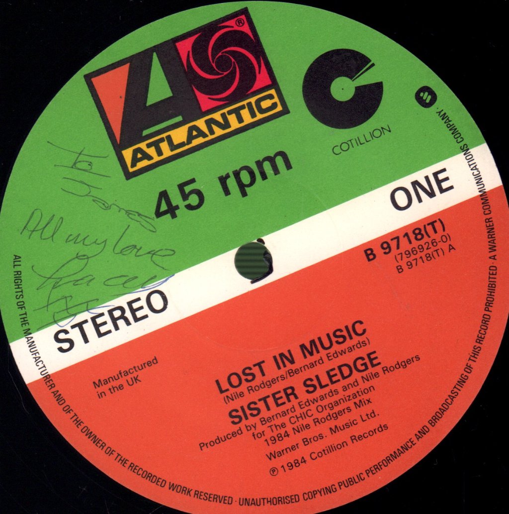 Sister Sledge - Lost In Music - 12 Inch