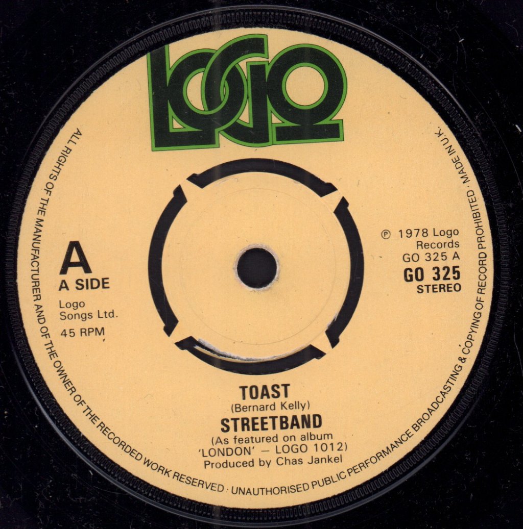 Streetband Featuring Paul Young - Toast - 7 Inch
