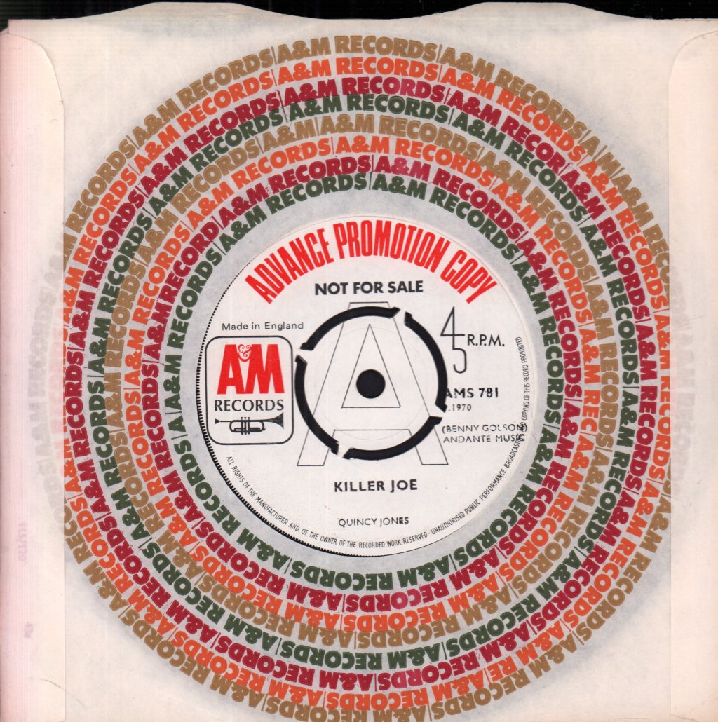 Quincy Jones - Killer Joe - 7 Inch