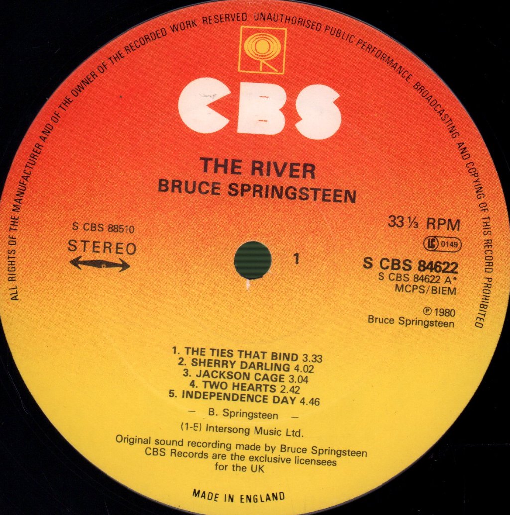 Bruce Springsteen - River - Double Lp